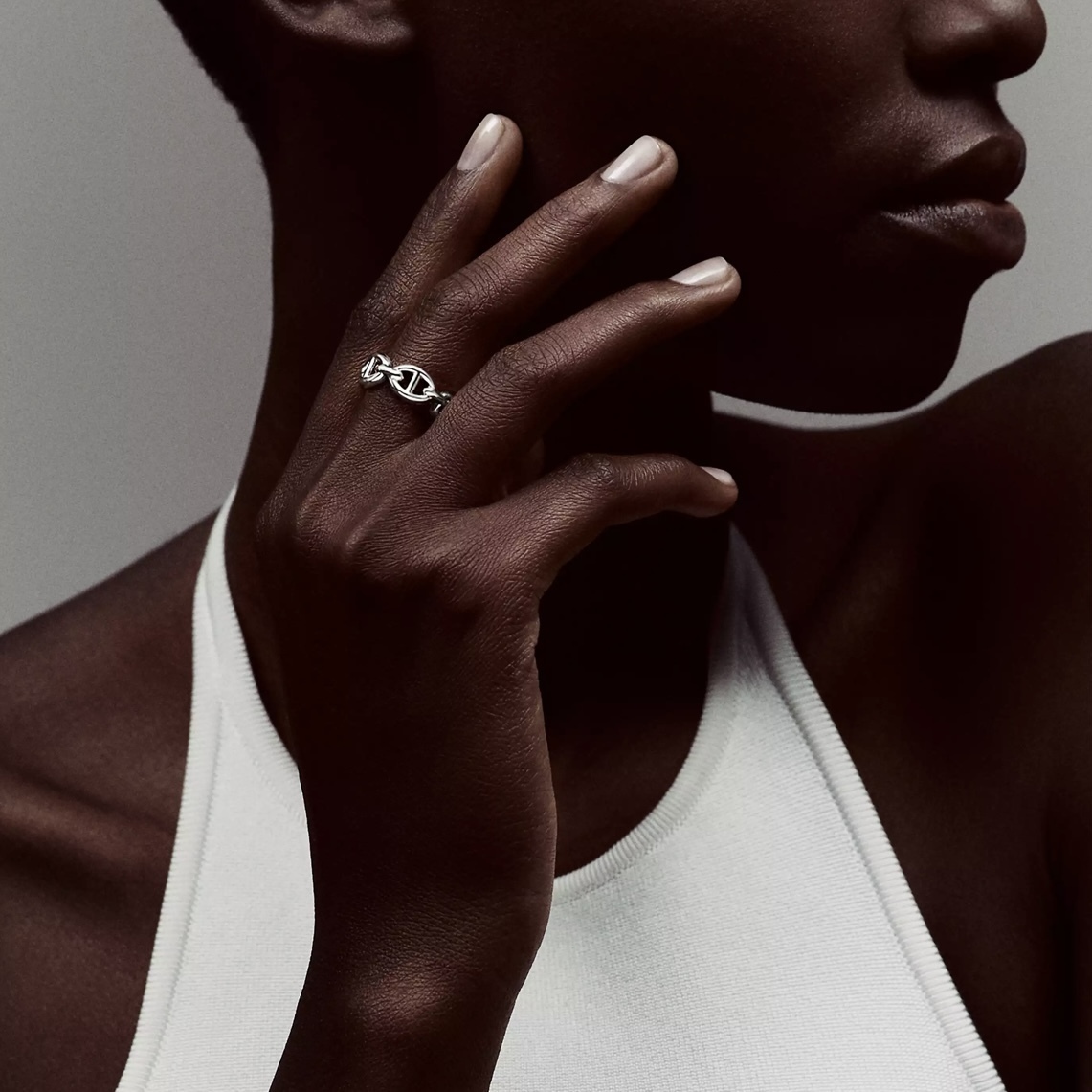 国内即発 新品 HERMES エルメス アンシェネ リング 指輪 ジュエリー