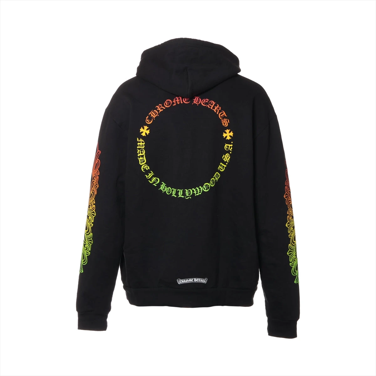 クロムハーツ パーカー コットンブラック グラデーションロゴ