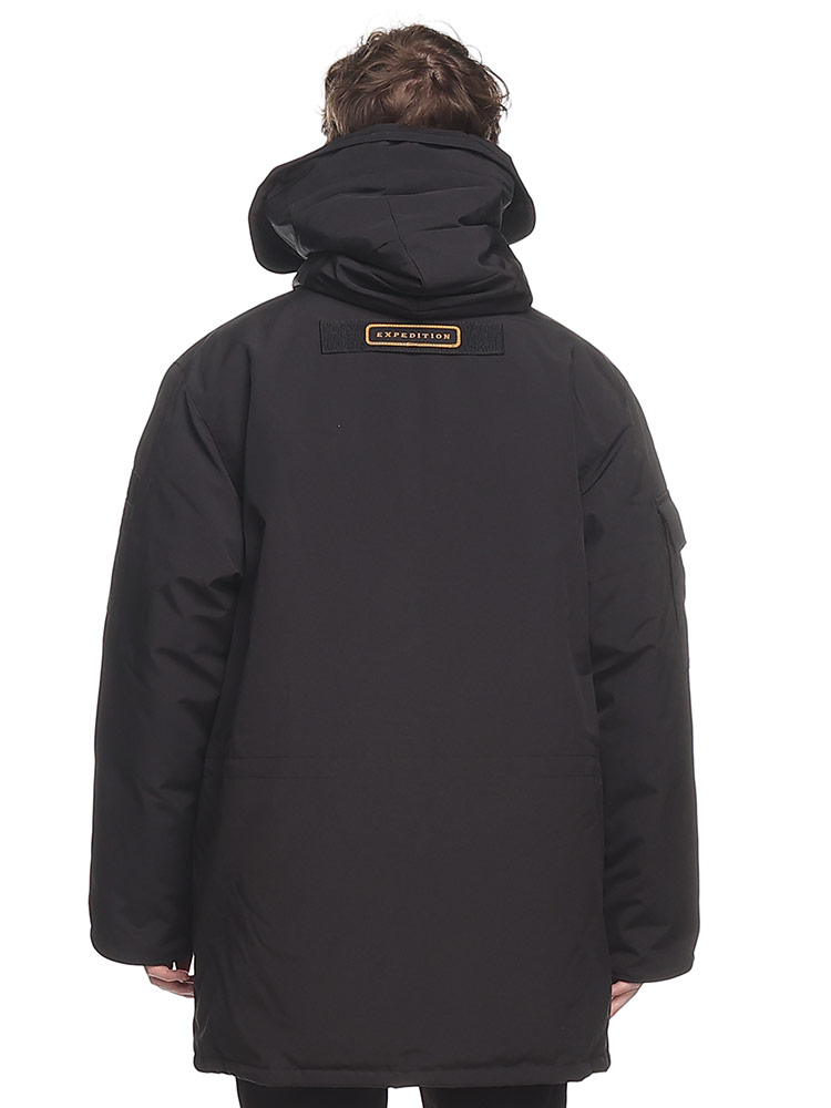 カナダグース ダウンジャケット メンズ CANADA GOOSE エクスペディション EXPEDITION ダウン フーデット パーカー ブルゾン クロ 黒