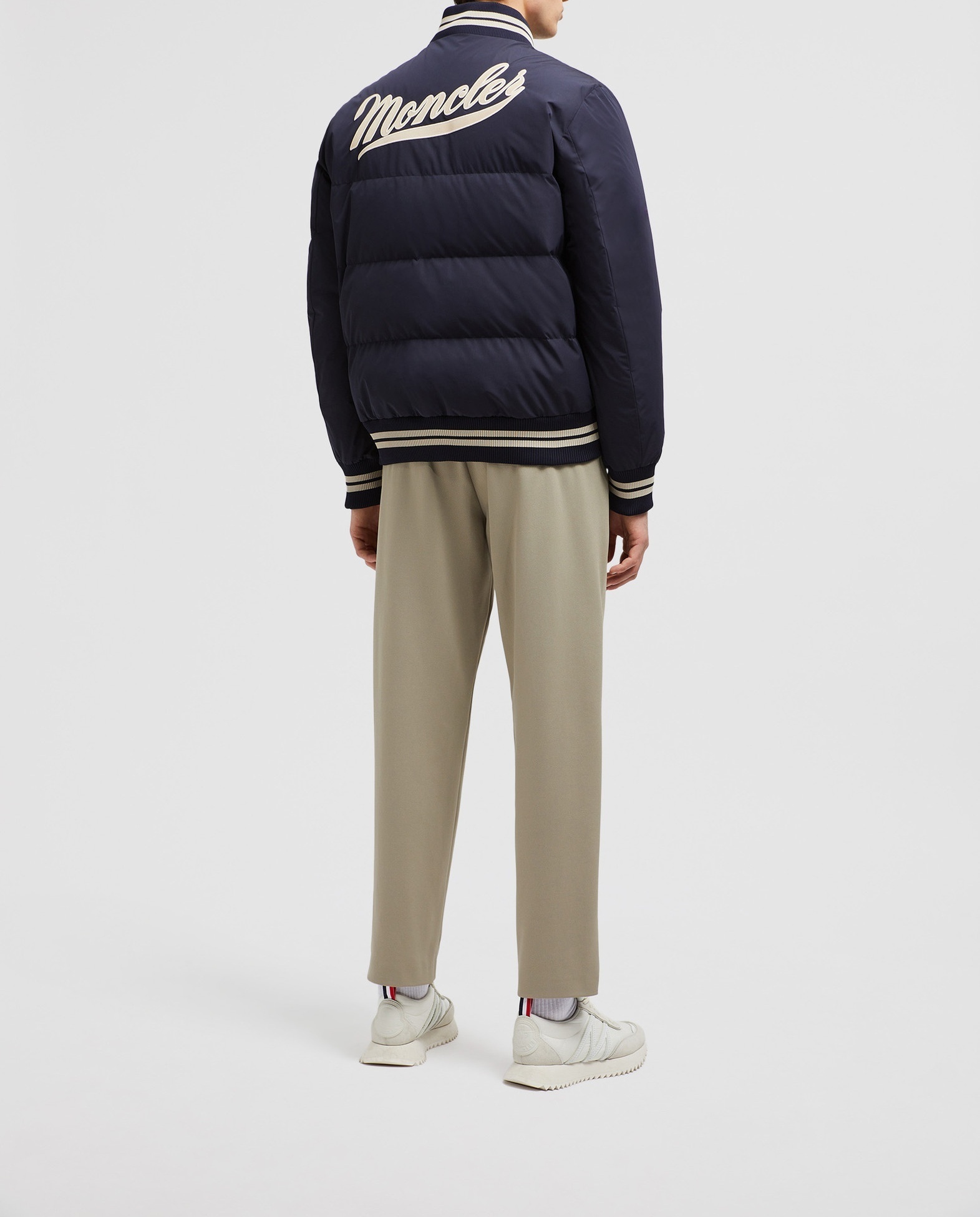 【MONCLER】（モンクレール） 2024春夏 ロゴ入り ボンバーダウンジャケット LATELTIN