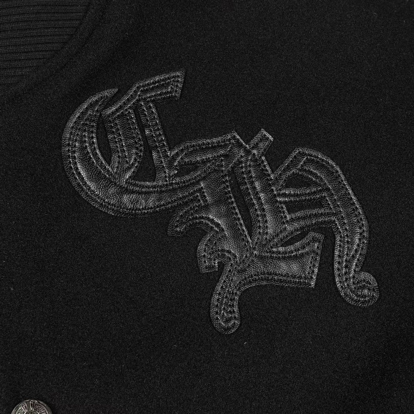 【Chrome Hearts】クロムハーツ レターマン CHマルチレザーパッチ　スタジャン