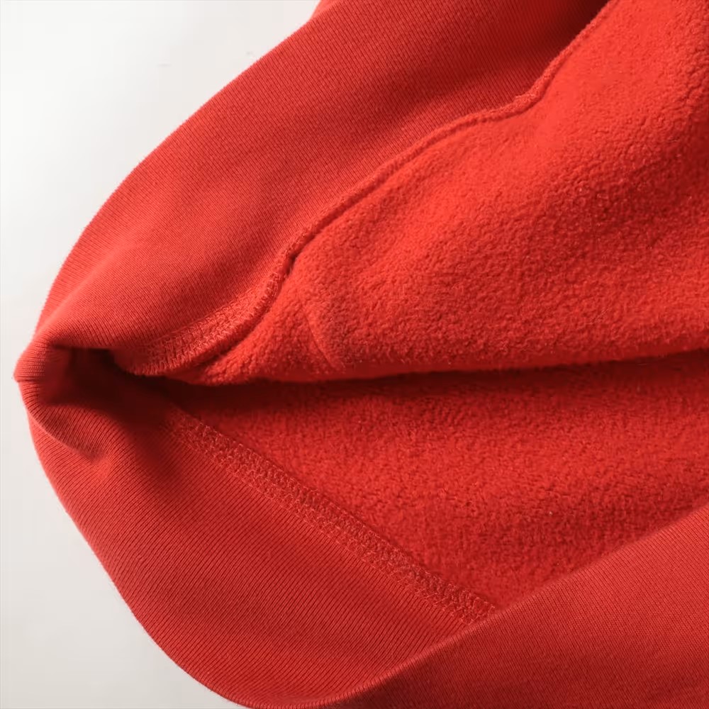 クロムハーツ パーカー コットン サイズM レッド SAILIN ON セメタリークロス刺繍