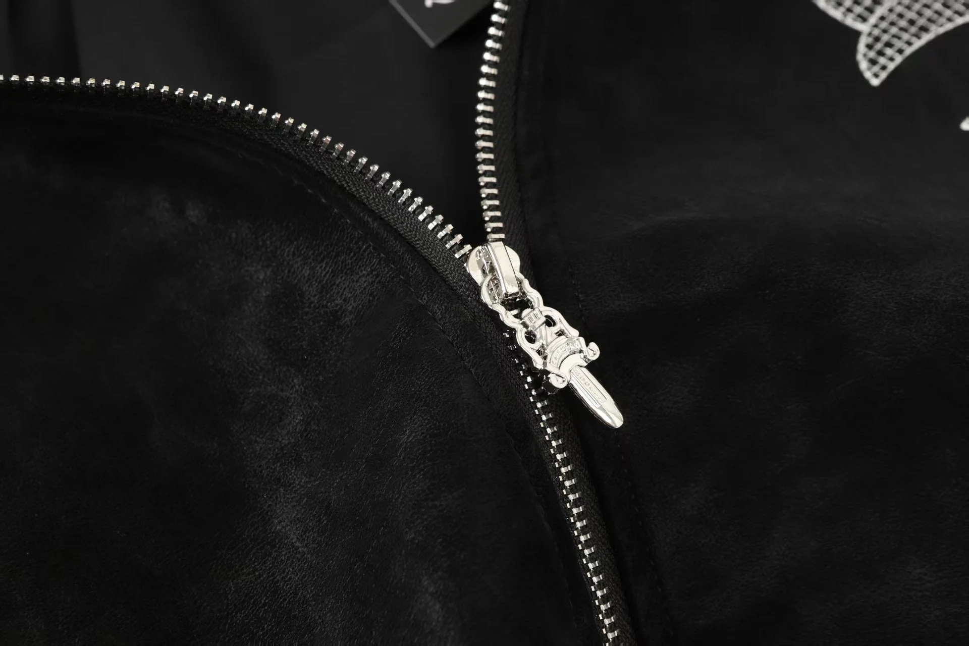 【Chrome Hearts】クロムハーツ ホースシュークロス 刺繍ジャケット - ブラック ストリートスタイル