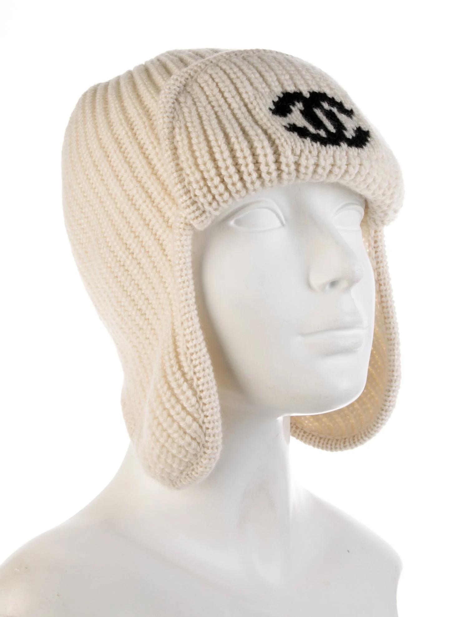 【ジェニーちゃん愛用♪】日常に寄り添う　CHANEL ニット帽　爆安プライス！！