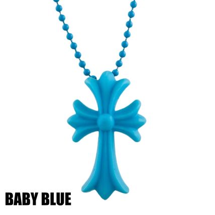 【CHROME HEARTS/クロムハーツ】Chrome Hearts クロムハーツ CH クロス シリコン ネックレス