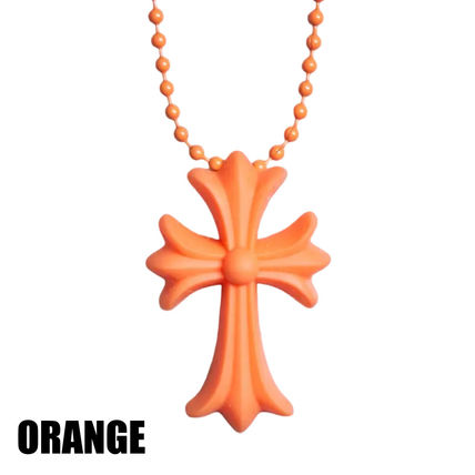 【CHROME HEARTS/クロムハーツ】Chrome Hearts クロムハーツ CH クロス シリコン ネックレス