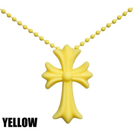 【CHROME HEARTS/クロムハーツ】Chrome Hearts クロムハーツ CH クロス シリコン ネックレス