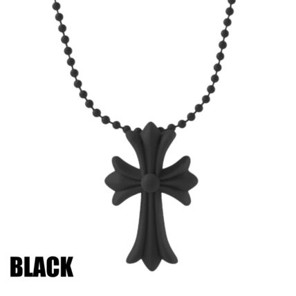 【CHROME HEARTS/クロムハーツ】Chrome Hearts クロムハーツ CH クロス シリコン ネックレス