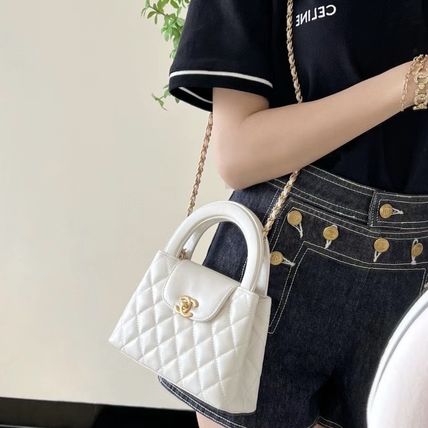 CHANEL　チェーン付きミニバッグケリー