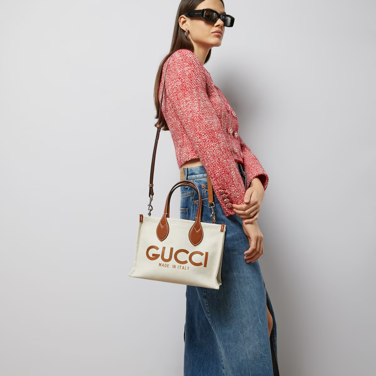  GUCCIグッチ ミディアム トートバッグ  　ブランド 772144　FACUL　8451 ベージュ系　