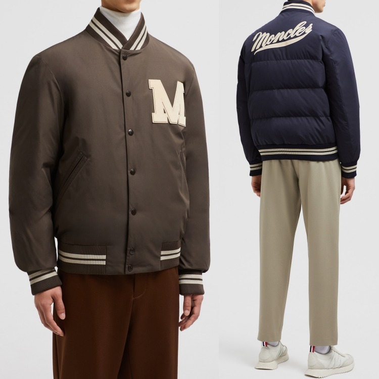 【MONCLER】（モンクレール） 2024春夏 ロゴ入り ボンバーダウンジャケット LATELTIN
