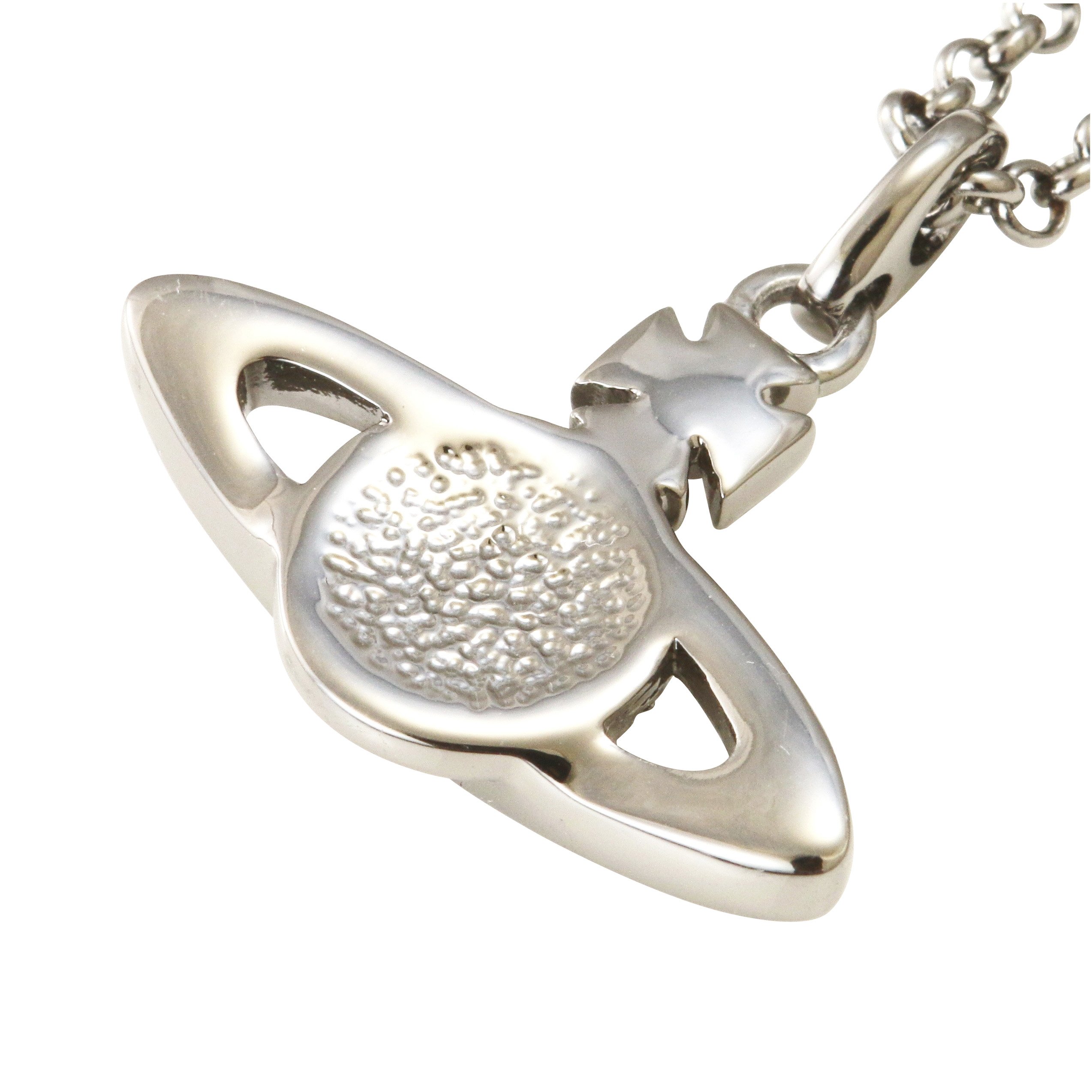 【送料無料】 ヴィヴィアン ウエストウッド ネックレス Vivienne Westwood ペンダント アクセサリー MINI BAS RELIEF PENDANT RUTHENIUM Black Diamond