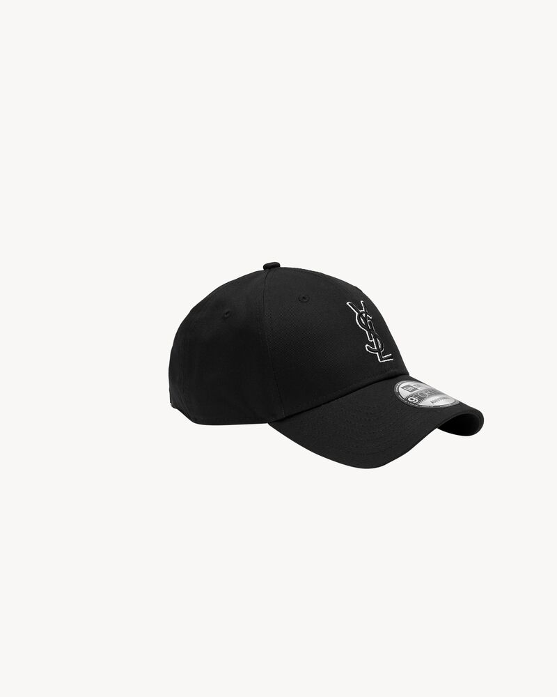 SAINT LAURENT PARISxNEW ERA キャップ帽子 モノグラム  ニューエラ キャップYSL  男女兼用