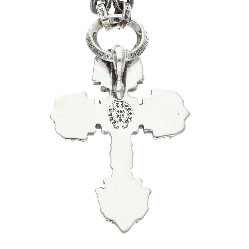 Chrome Hearts アフターPAVEダイヤシルバーネックレス