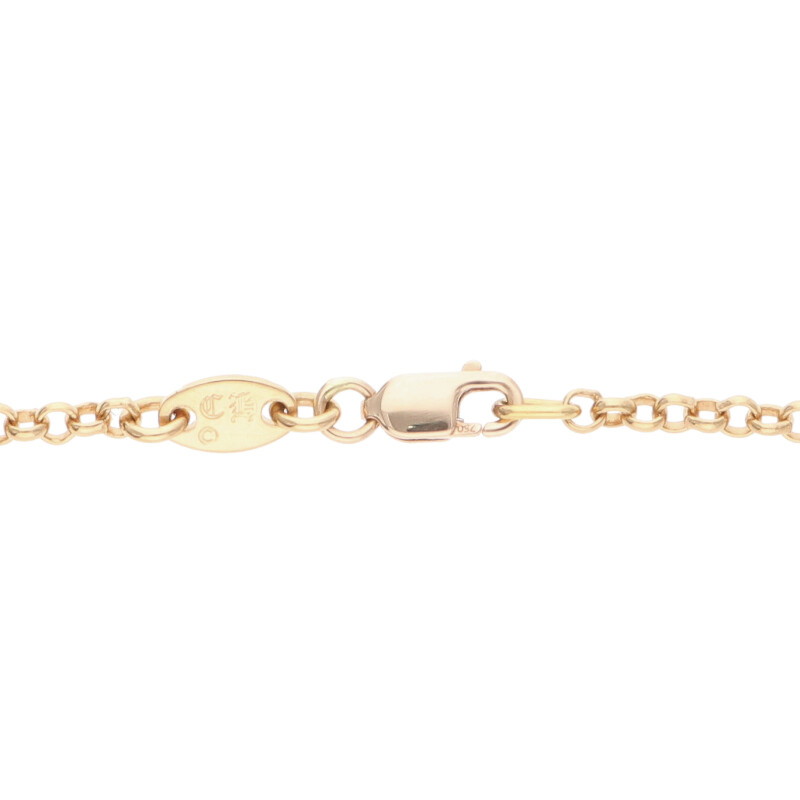 Chrome Hearts ゴールドネックレス 22K SAFETY PIN NECKLACE