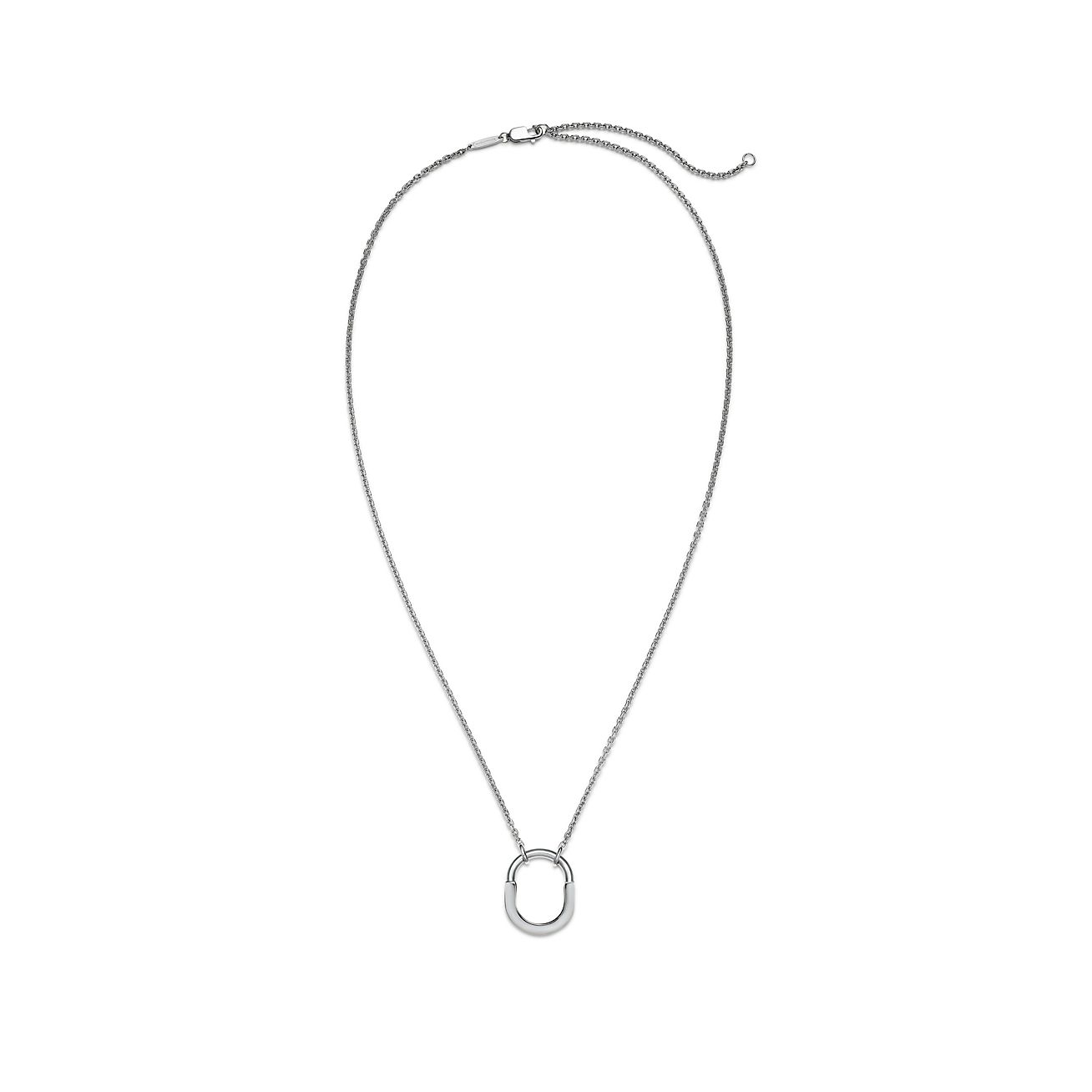 ティファニー ロック スモール ペンダント ホワイトゴールド