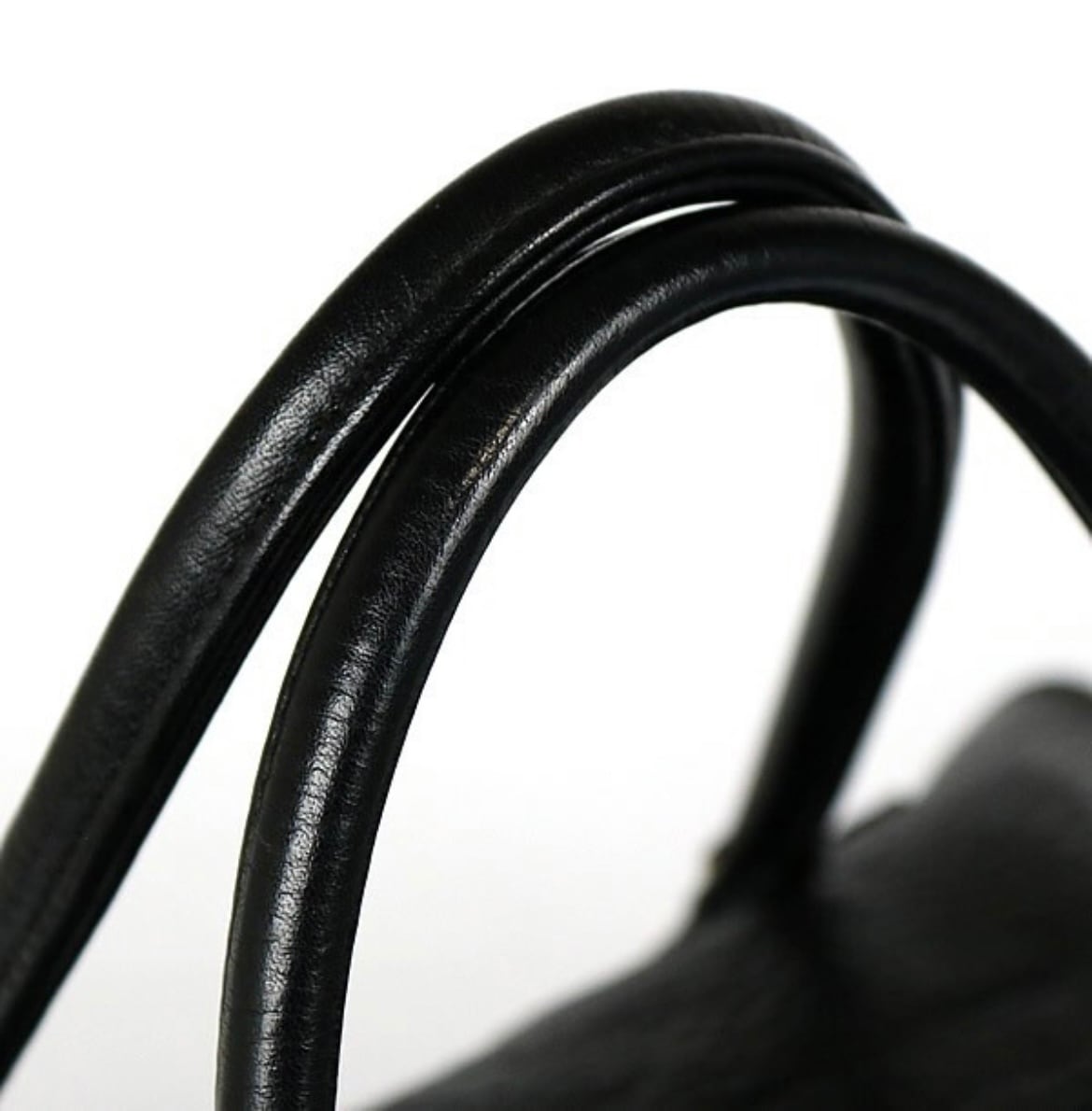 CHROME HEARTS クロムハーツ モニカ ハンドバッグ BSフレア レザー メンズ シルバー