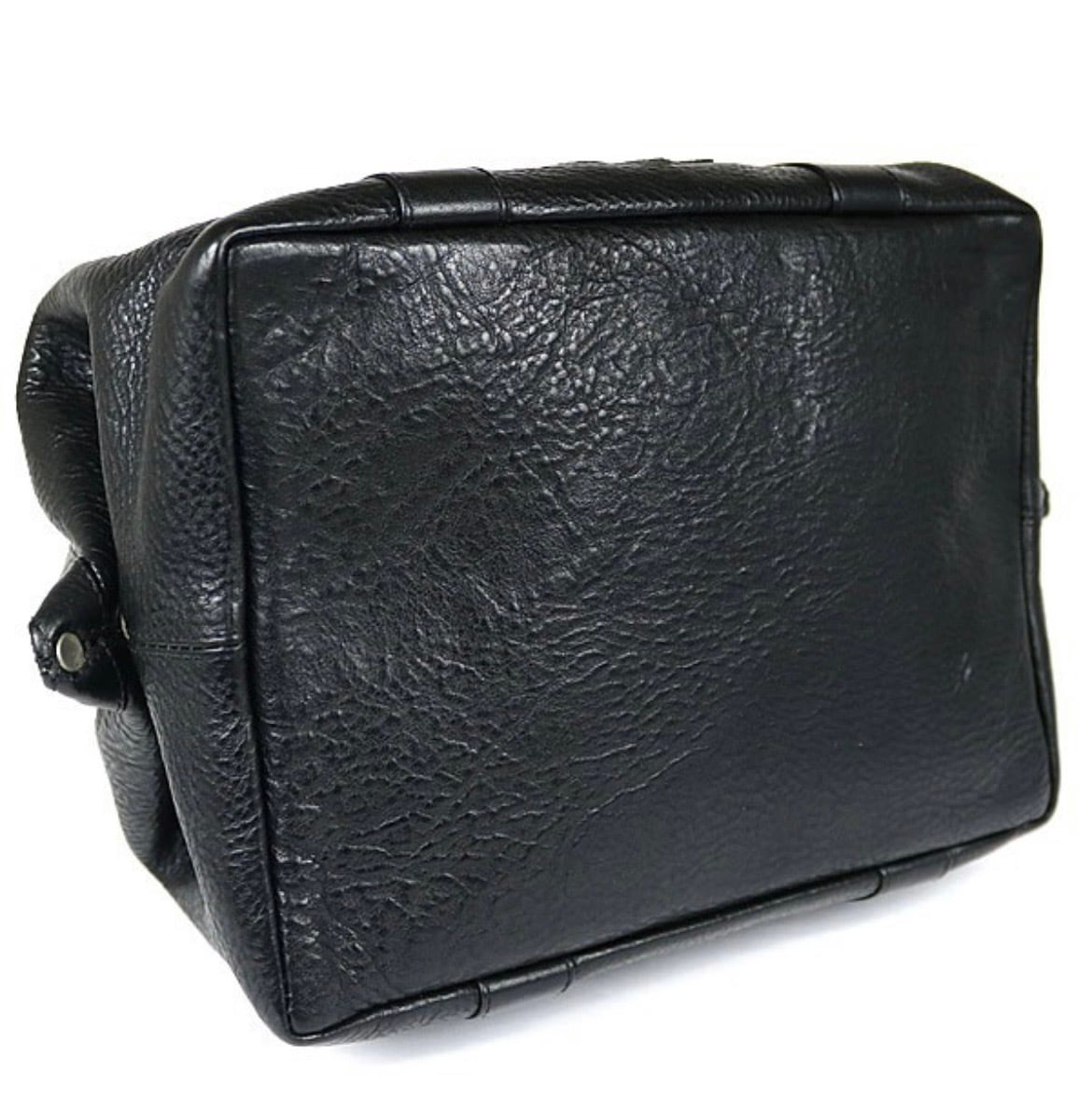 CHROME HEARTS クロムハーツ モニカ ハンドバッグ BSフレア レザー メンズ シルバー