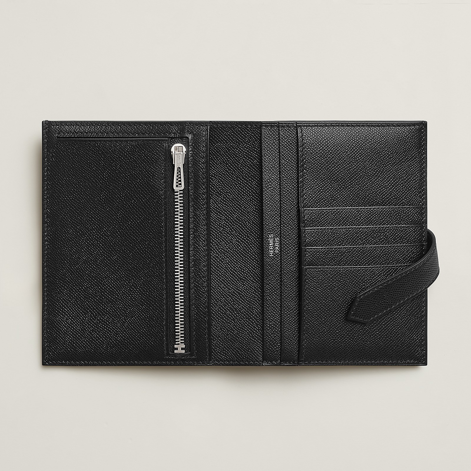 Hermes*ベアン コンパクトウォレットミニ 二つ折り財布 ーＨ