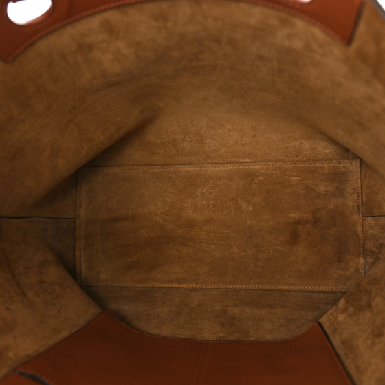 LOEWE ロエベ アナグラム トートバッグ スモール グレインカーフ ダブルハンドル 肩掛けトート ブラック