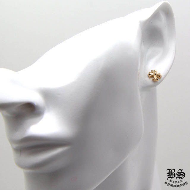 クロムハーツ CHプラススタッドピアス 22K