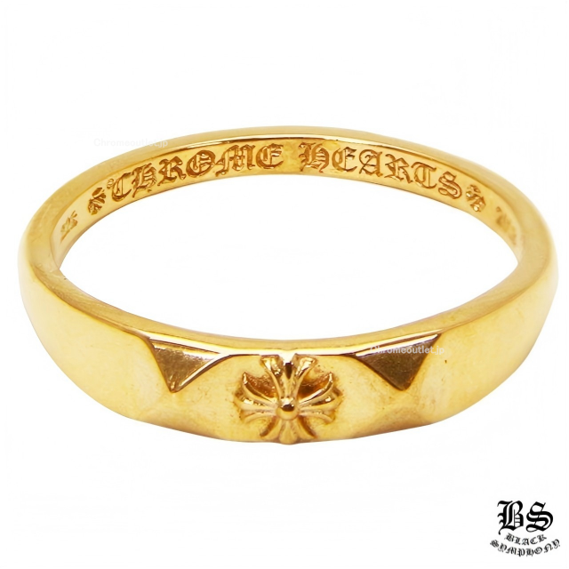 クロムハーツ バブルガムリング ピラミッド CHプラス 22K