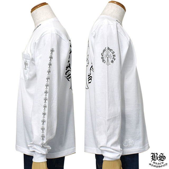 クロムハーツ ロングTシャツ CHクロス ホワイト