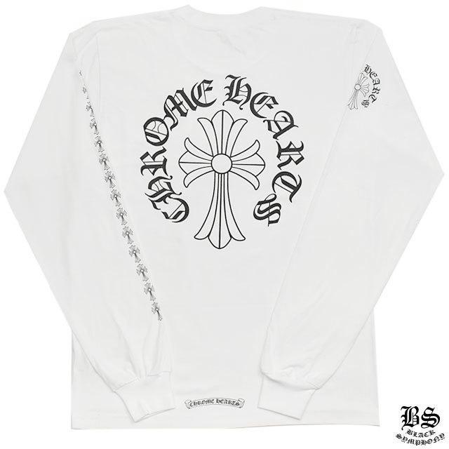 クロムハーツ ロングTシャツ CHクロス ホワイト