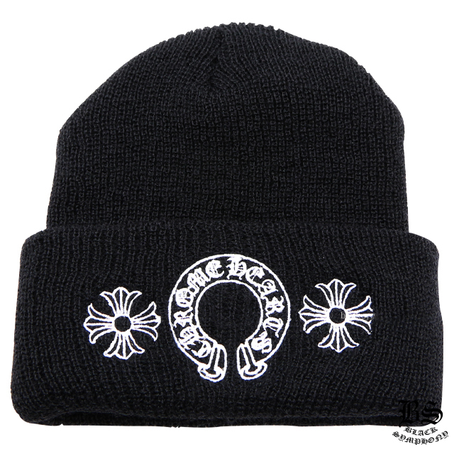 クロムハーツ ウールワッチキャップ ホースシュー