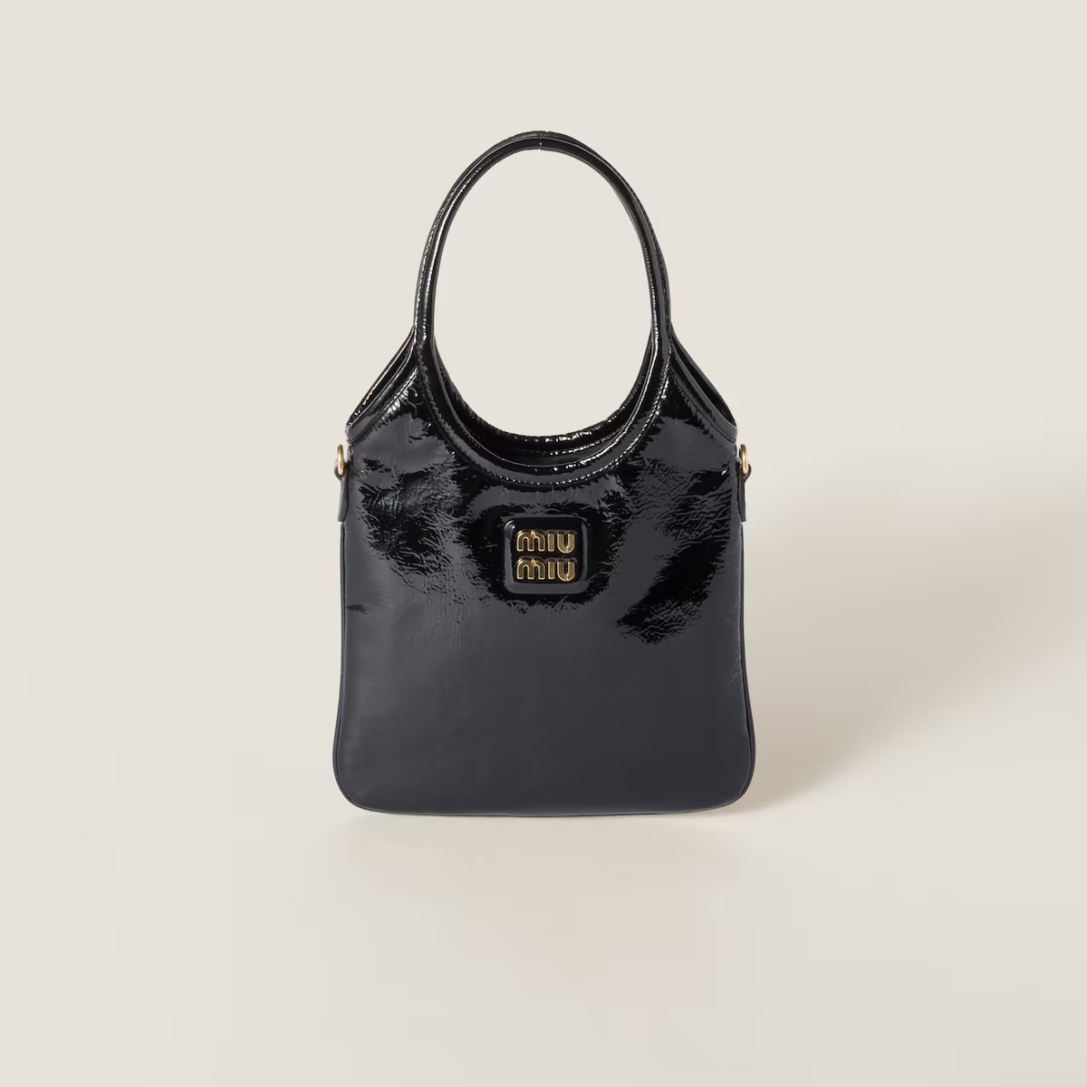 MIUMIU IVY ナプラック パテントレザーバッグ
