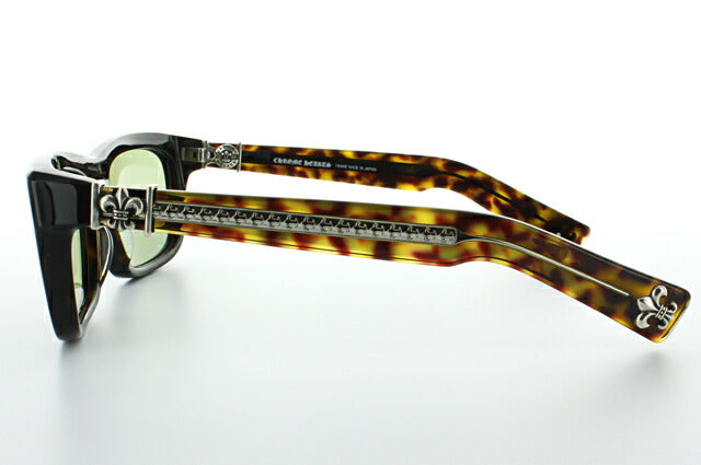 クロムハーツ サングラス CHROME HEARTS レギュラーフィット MY DIXADRYLL Dark Tortise/Green ウェリントン型 ウェリントン型 ユニセックス メンズ レディース 紫外線 UVカット ラッピング無料-サングラスハウス プラス