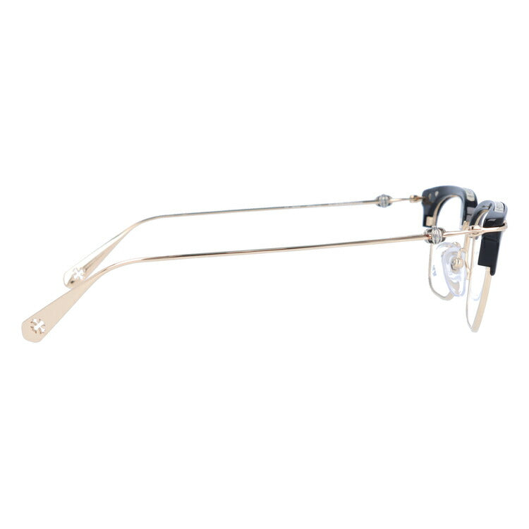 【選べる15色 ライトカラーレンズ】クロムハーツ ライトカラー サングラス CHROME HEARTS SLUNTRADICTION BK/GP 52 ブロー型 メンズ レディース アウトドア 運転 ドライブ レジャー UVカット 伊達 メガネ 眼鏡-サングラスハウス プラス