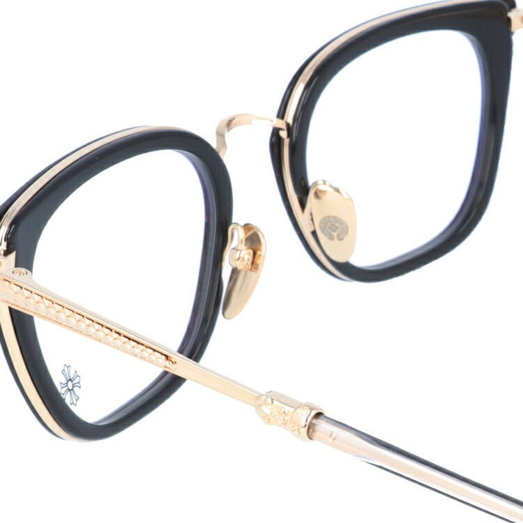 【選べる15色 ライトカラーレンズ】クロムハーツ ライトカラー サングラス CHROME HEARTS STRAPADICTOME BK/GP 51 スクエア型 メンズ レディース アウトドア 運転 ドライブ レジャー UVカット 伊達 メガネ 眼鏡-サングラスハウス プラス