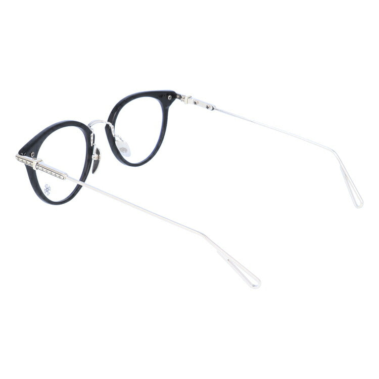 【選べる15色 ライトカラーレンズ】クロムハーツ ライトカラー サングラス CHROME HEARTS JACK ON BK/SS 49 日本製 クロ ボストン型 メンズ レディース アウトドア 運転 ドライブ レジャー UVカット 伊達 メガネ 眼鏡-サングラスハウス プラス