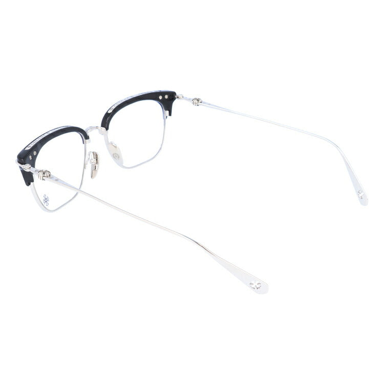 【選べる15色 ライトカラーレンズ】クロムハーツ ライトカラー サングラス CHROME HEARTS SLUNTRADICTION BK/SS 54 日本製 クロス CHプラス ブロー型 メンズ レディース アウトドア 運転 ドライブ レジャー UVカット 伊達 メガネ 眼鏡-サングラスハウス プラス