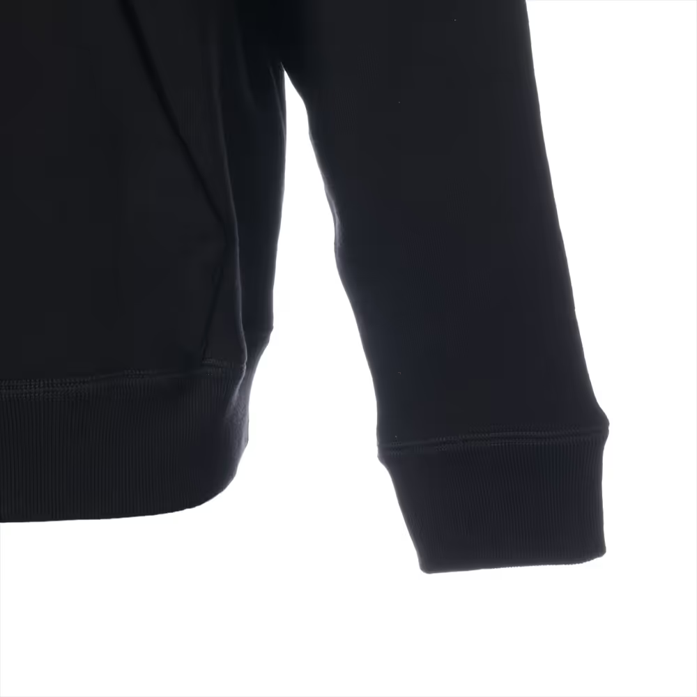 クロムハーツ パーカー コットン  ブラック 7-11 HOODIE バックCHロゴクロス刺繍