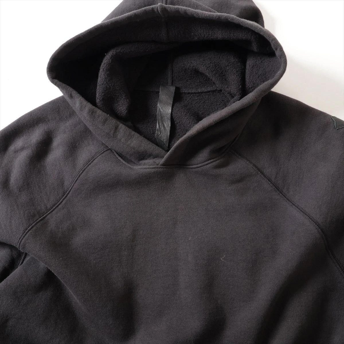 クロムハーツ Y NOT パーカー コットン  ブラック クロスパッチ