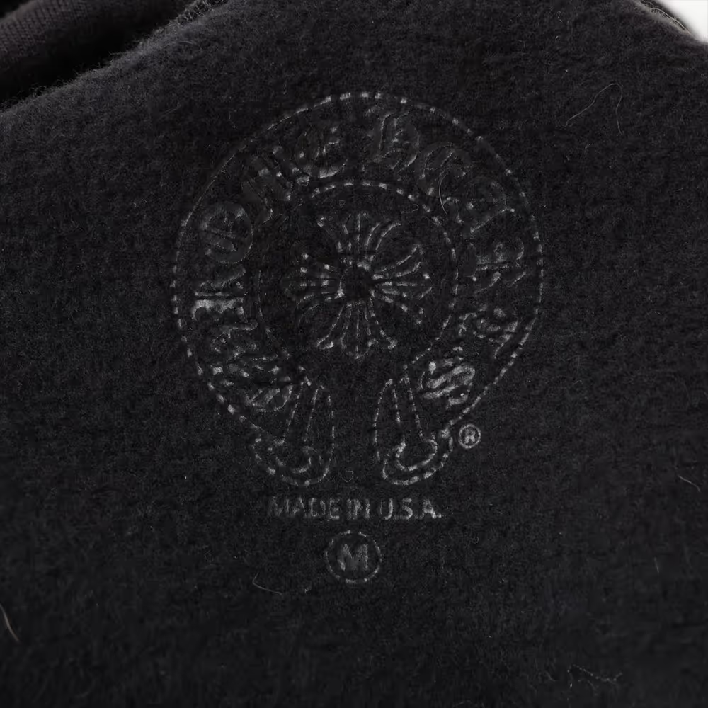 クロムハーツ ホースシュー パーカー コットン ブラック 東京限定