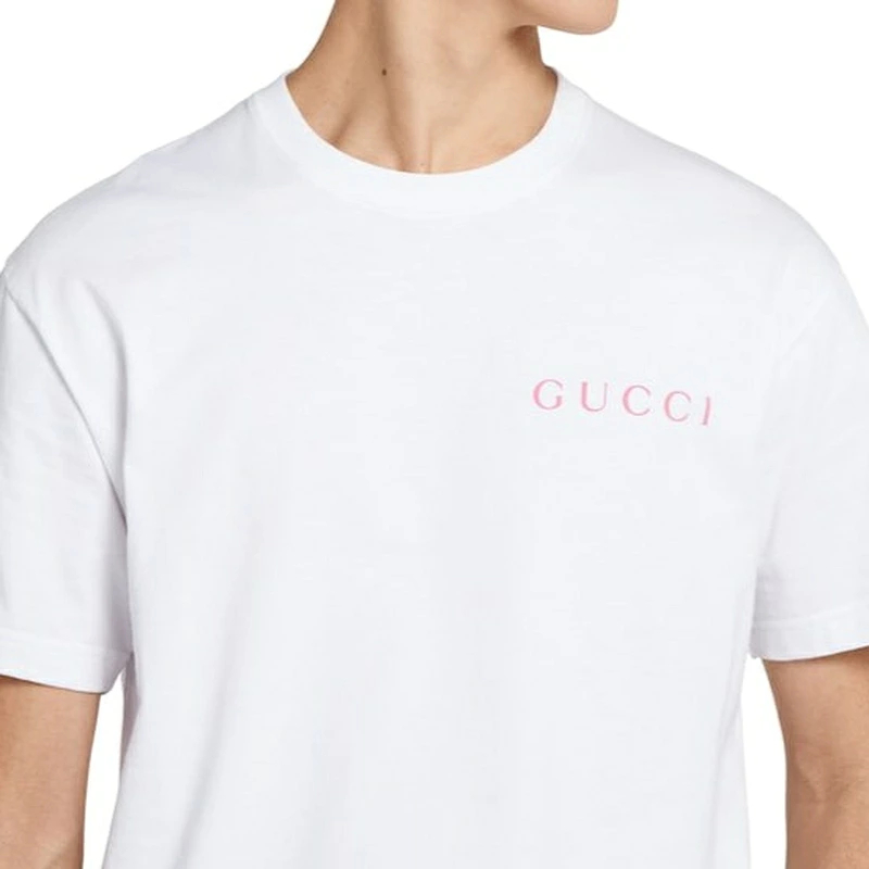 グッチ GUCCI メンズ コットンジャージー プリント Tシャツ【796395 XJG8V 9074 】
