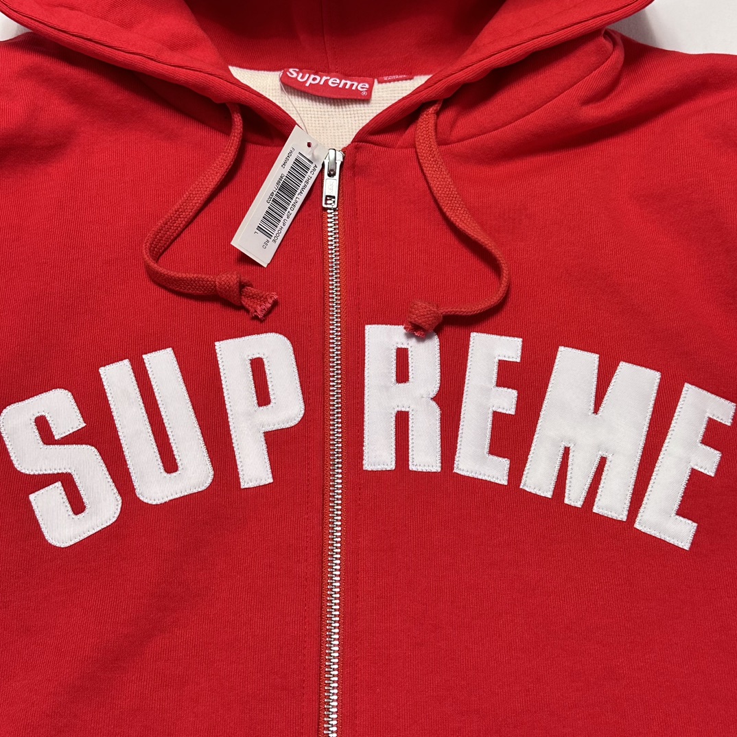 シュプリーム 24FW アーク サーモル ラインド ジップアップ フーデッド (発熱ワッフル裏起毛パーカー)​