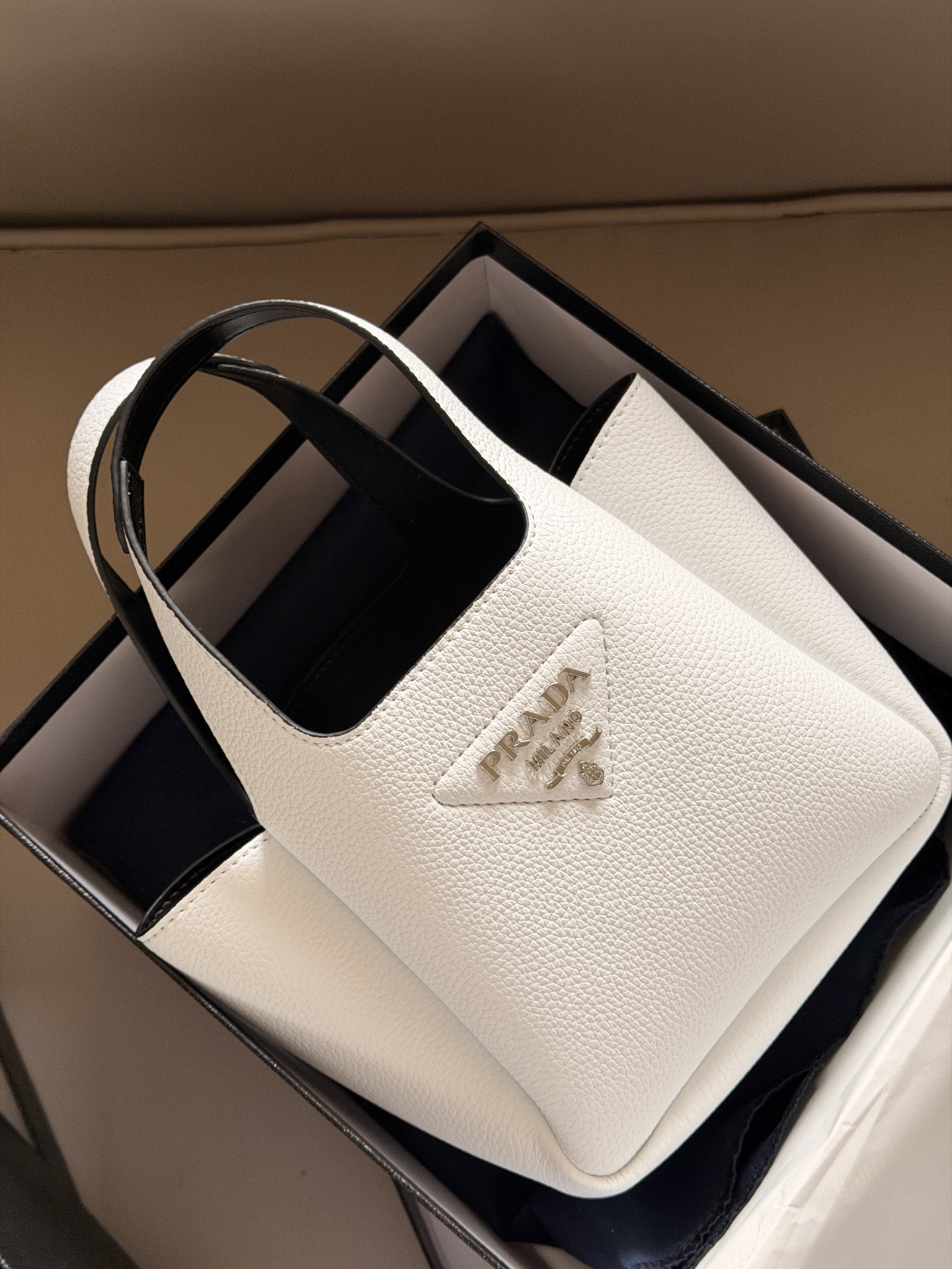 PRADA/プラダ_ スモール レザー トートバッグ