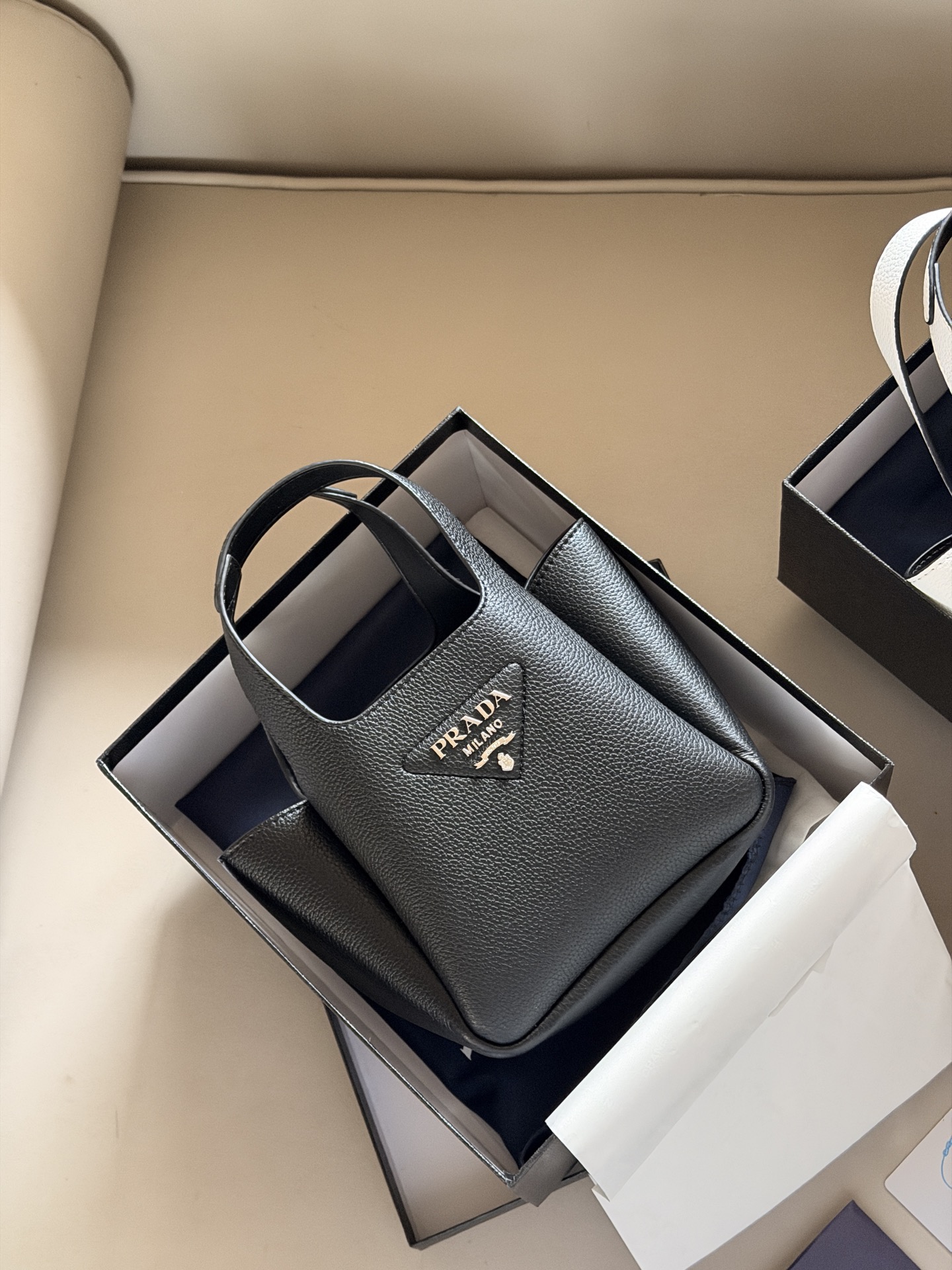 PRADA/プラダ_ スモール レザー トートバッグ