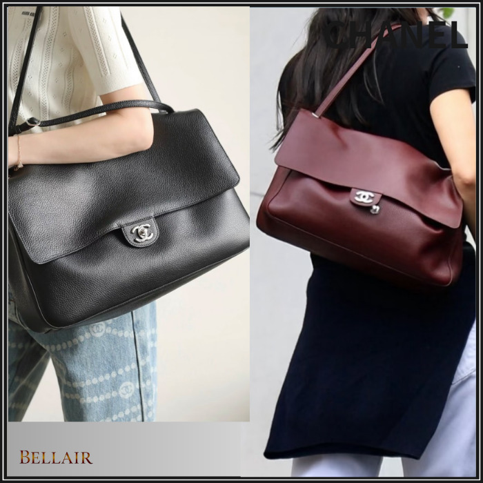【希少！大容量】CHANEL マキシフラップバッグ ショルダーバッグ