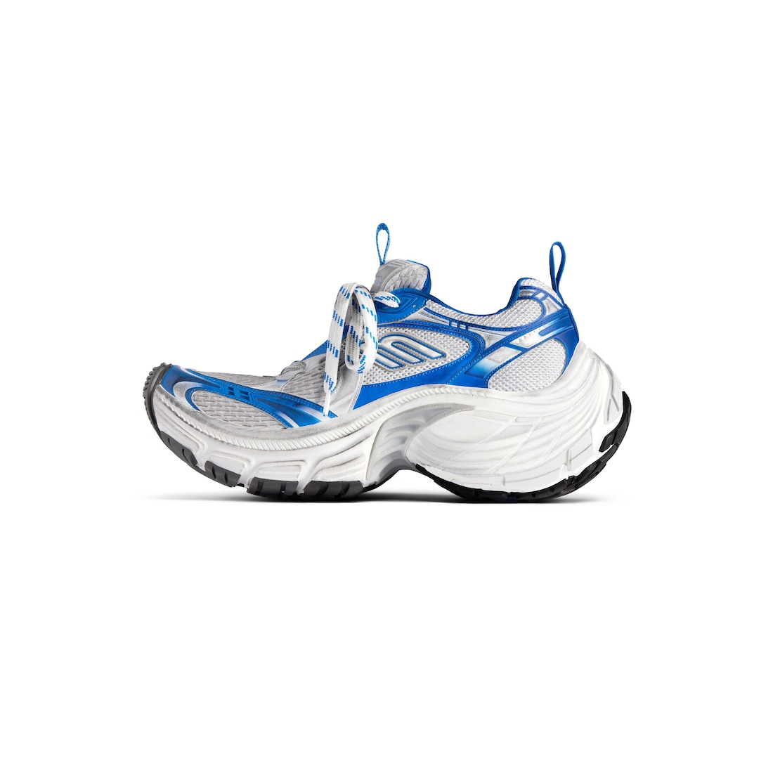 大注目◆【BALENCIAGA】バレンシアガ  6XL スニーカー グレー/ブルー/ホワイト ポリウレタンとポリエステル