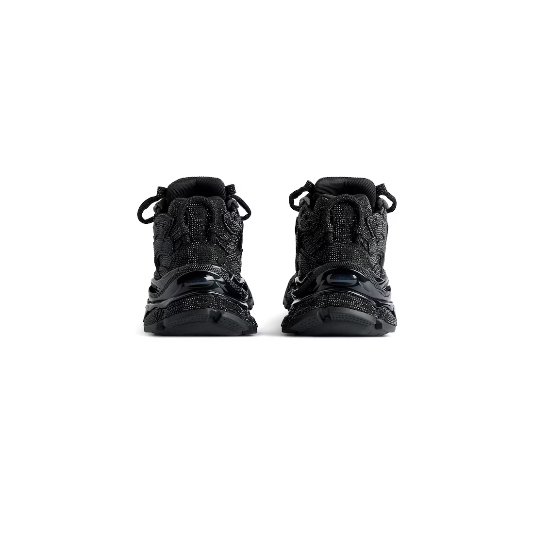 【BALENCIAGA】バレンシアガ ブラック の ウィメンズ Runner スニーカー ラインストーン付き