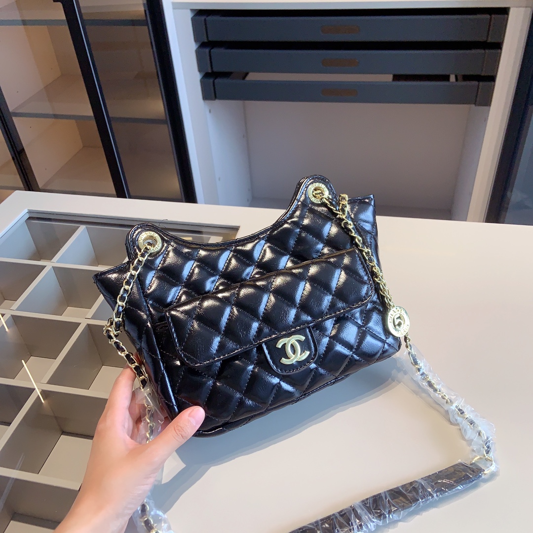 CHANEL シャネルギフトセット 3点 セット hoboバック＋財布＋マフラー