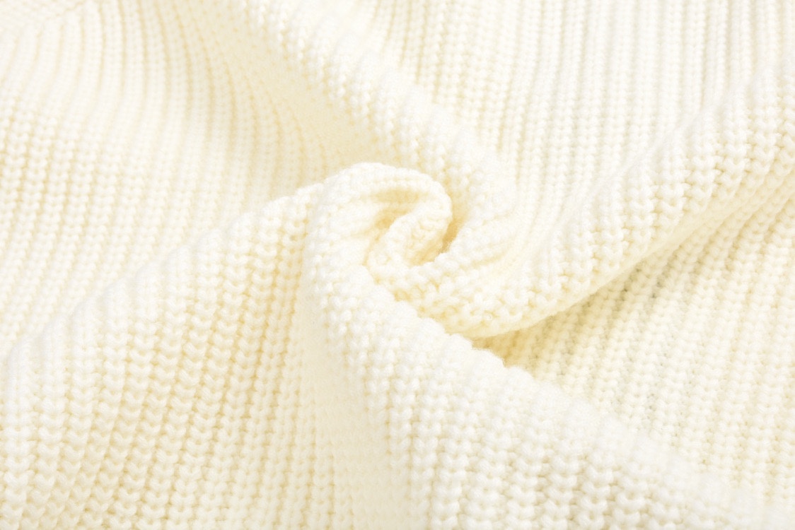 MiuMiu（ミュウミュウ）ロゴ入りカラーコンビカーディガンニット