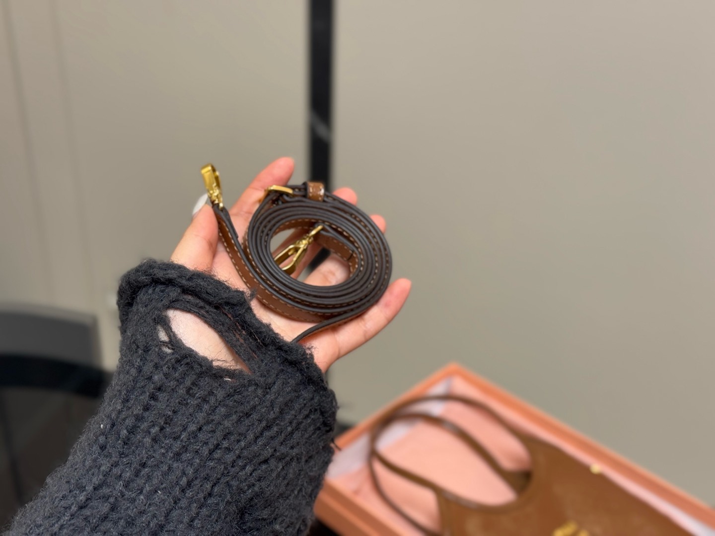 MIUMIU IVY ナプラック パテントレザーバッグ