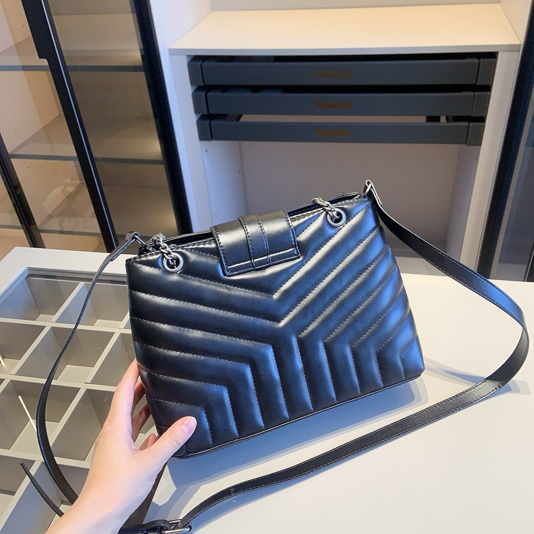 YSL イヴサンローラン ギフトセット 3点 セット　LOULOU トートバッグ＋ショルダーバッグ＋財布