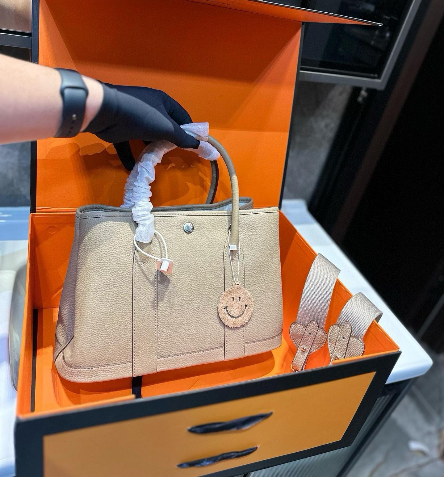 【シンプル】HERMESハンドバッグ ガーデン・パーティ30